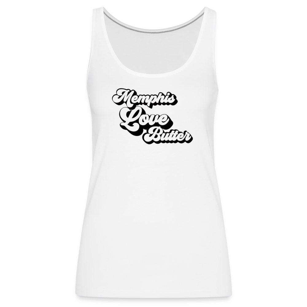 Memphis Love Butter Women's Tank - white