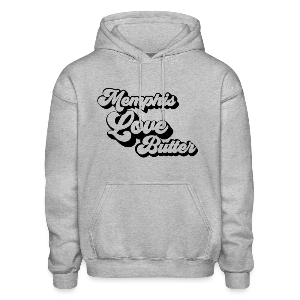 Memphis Love Butter heavyweight hoodie - heather gray