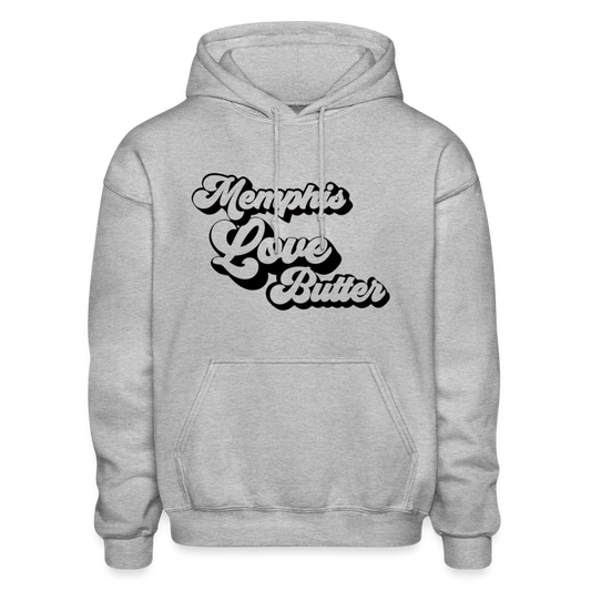 Memphis Love Butter heavyweight hoodie - heather gray
