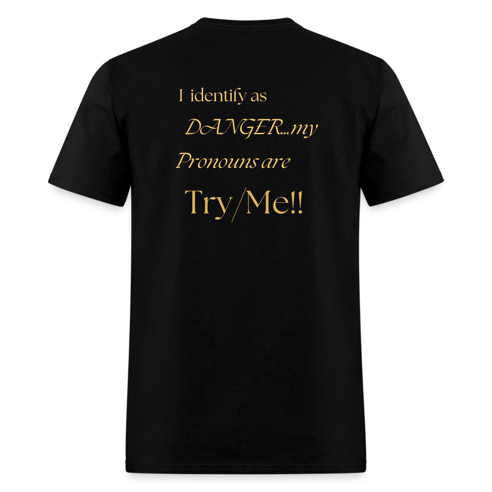 DANGER Pronoun T-Shirt - black