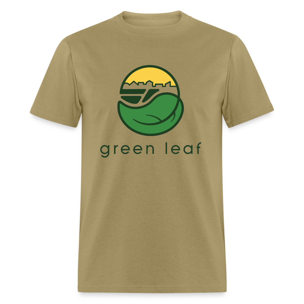 Green Leaf Unisex Classic T-Shirt - khaki